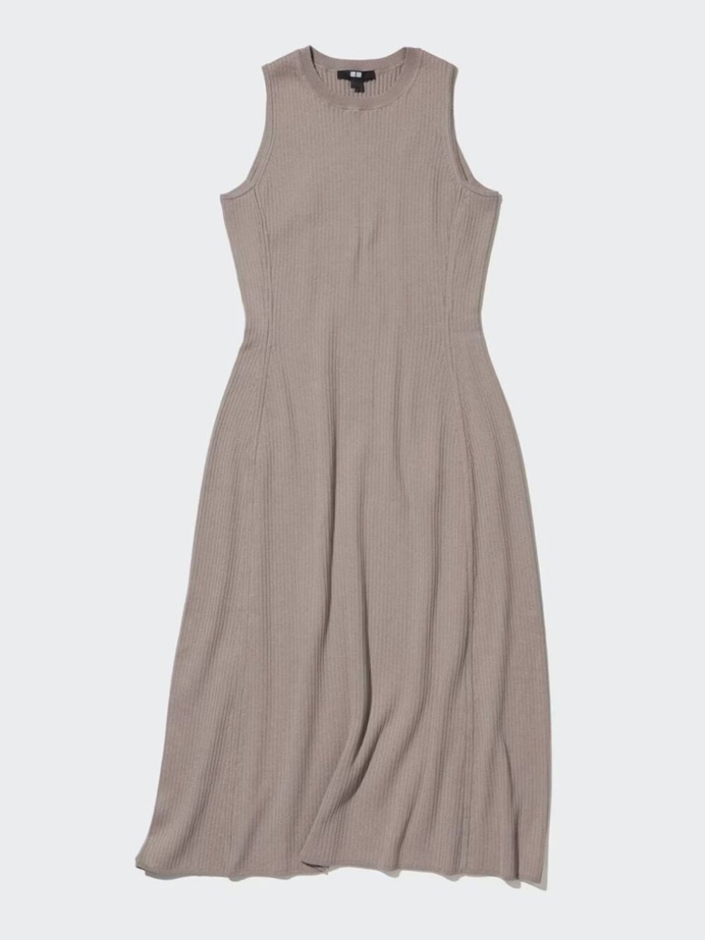 Uniqlo Women's Cotton Blend Knit Sleeveless Dress